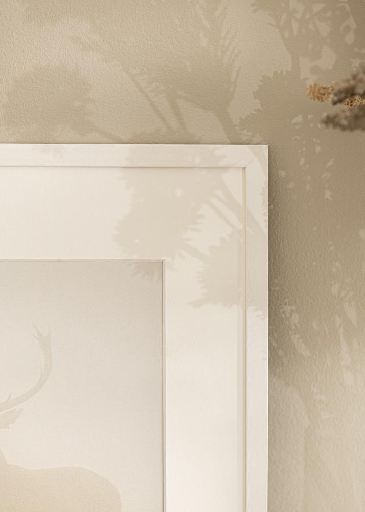 Cadre Edsbyn Verre Acrylique Blanc 38x52 cm