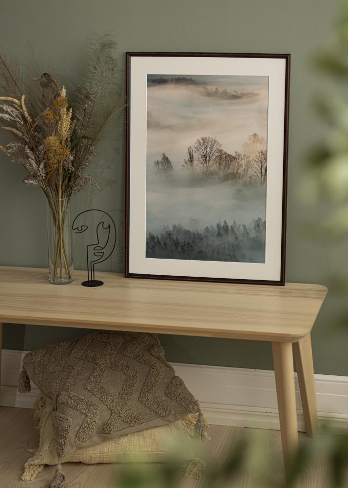 Cadre Horndal Verre Acrylique Noyer 40x40 cm