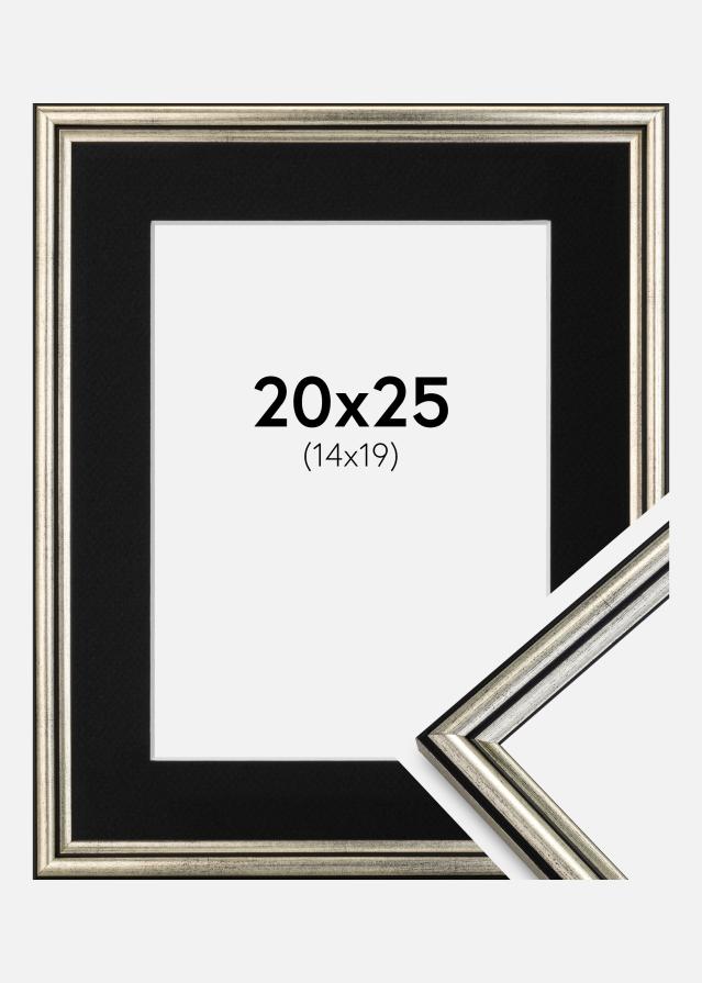 Cadre Horndal Argent 20x25 cm - Passe-partout Noir 15x20 cm