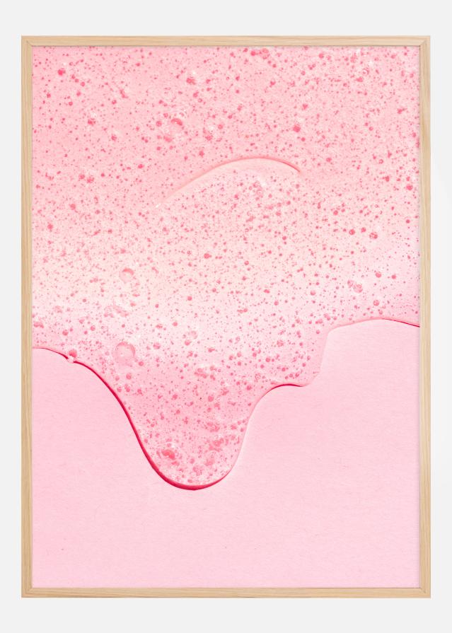 Pink Bubbles Poster