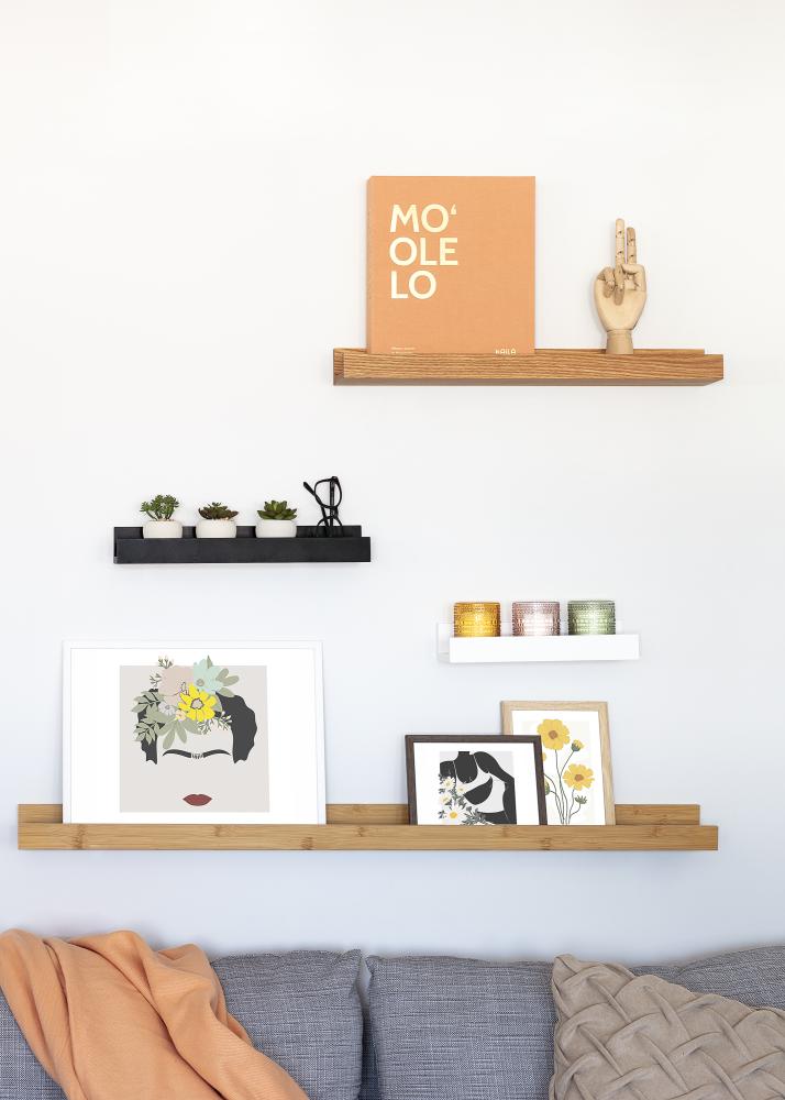 KAILA Étagère Cadre Chêne 100 cm