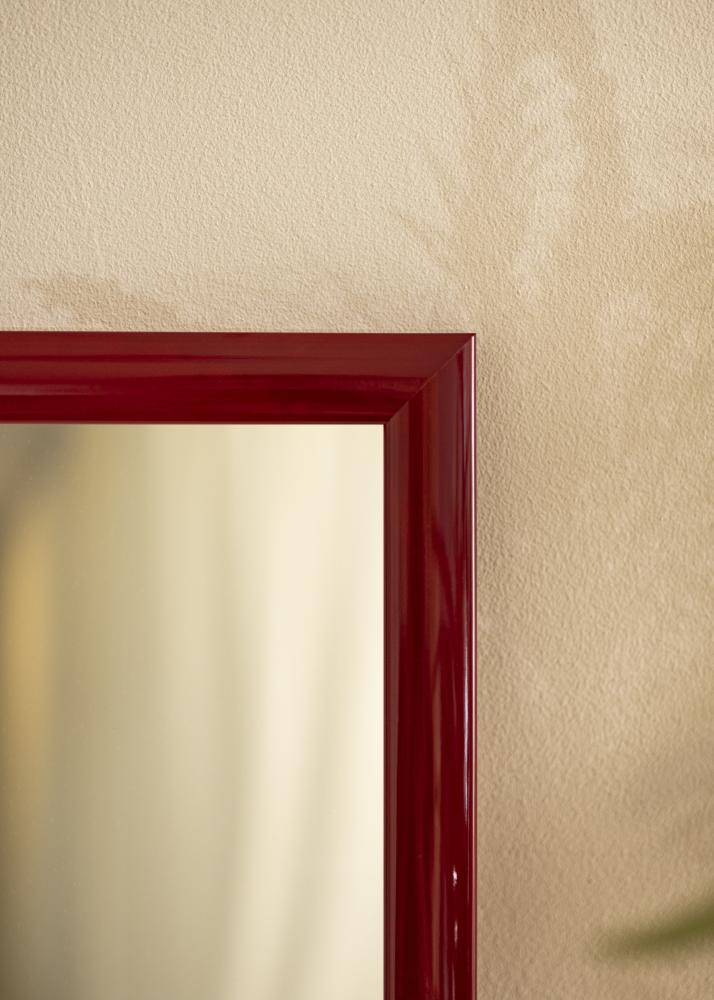 Miroir Dorset Rouge sombre - Sur mesure