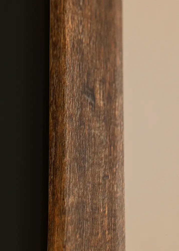 Cadre Fiorito Washed Oak 60x80 cm - Passe-partout Noir 50x60 cm