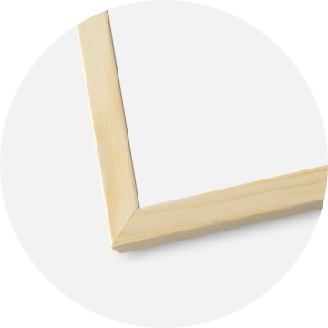 Cadre Galant Pin 30x30 cm - Passe-partout Blanc 20x20 cm