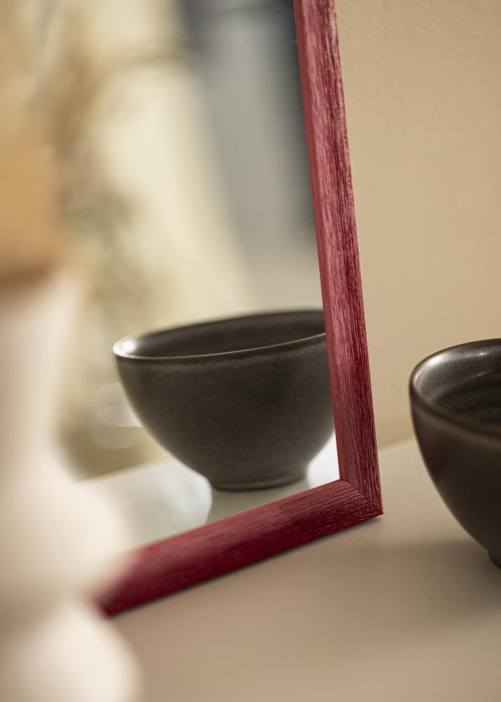 Miroir Cornwall Rouge sombre - Sur mesure