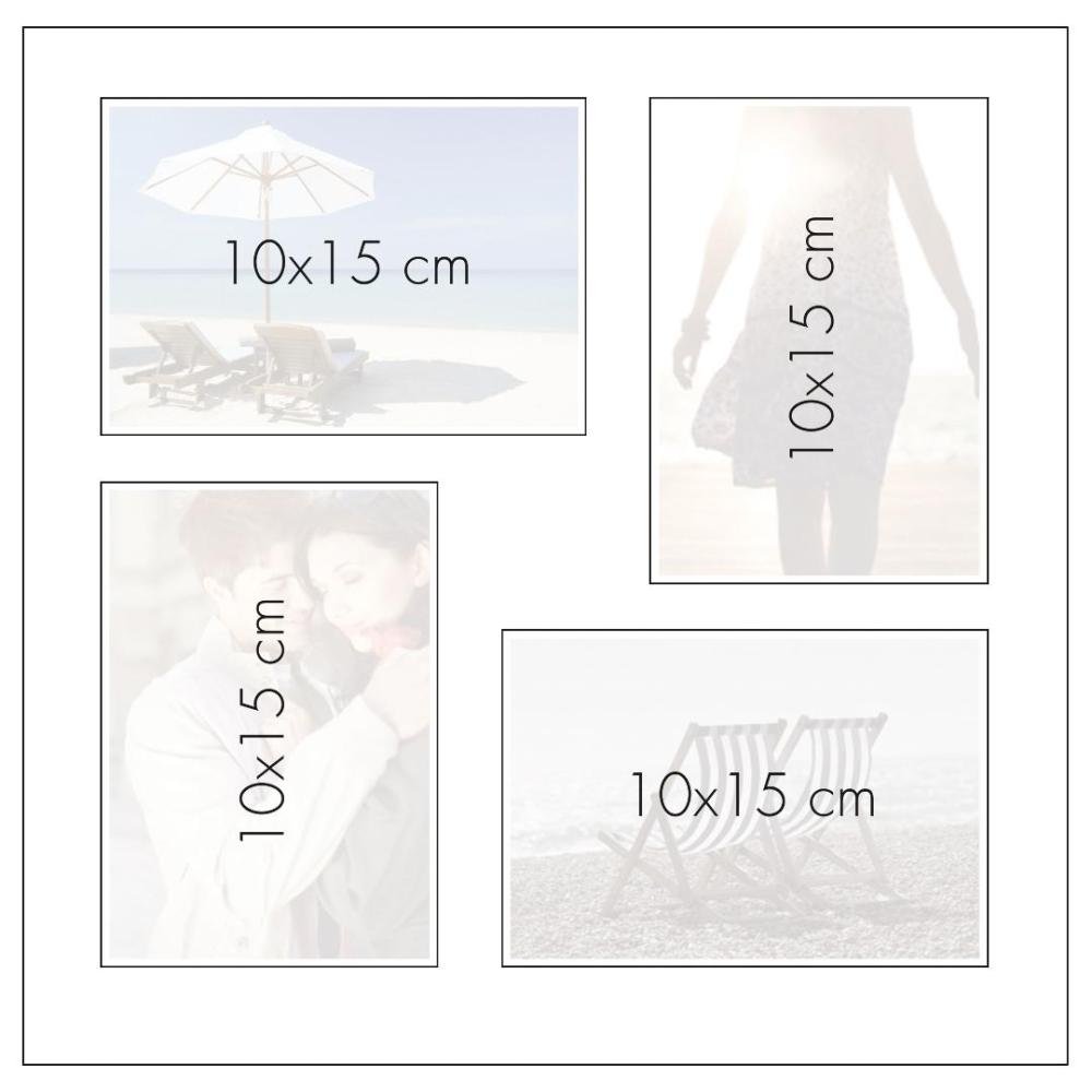 Scent of Roses Album de mariage - 30x31 cm (60 pages blanches / 30 feuilles)