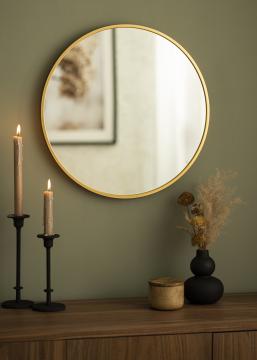 KAILA Round Mirror - Edge Gold diamètre 50 cm