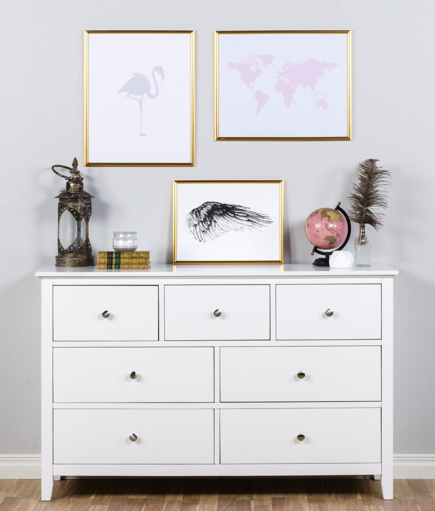 Carte du monde Rose Poster