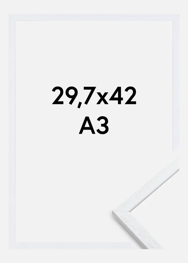 Cadre Edsbyn Verre Acrylique Warm White 29,7x42 cm (A3)