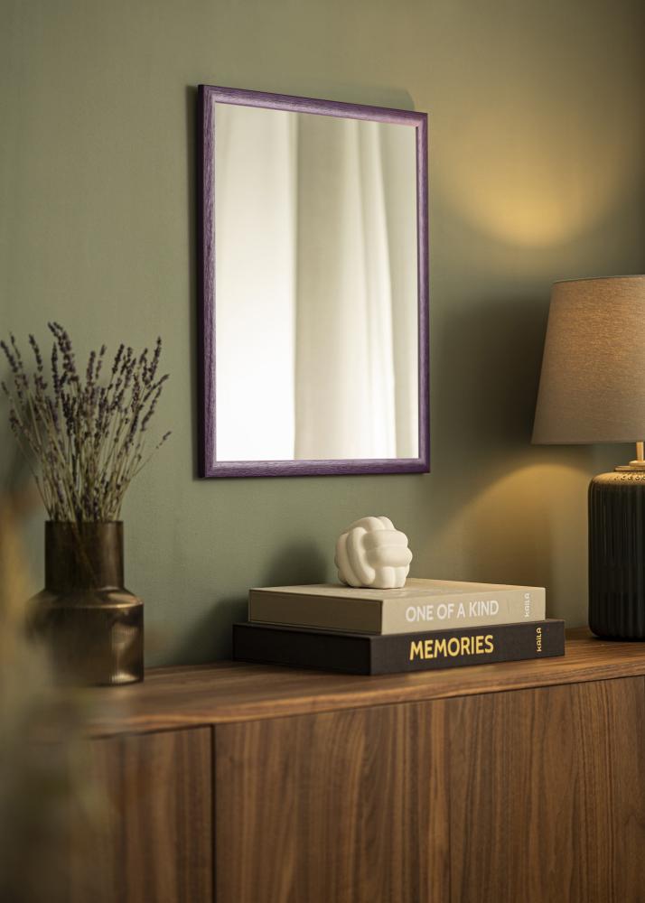 Miroir Cornwall Violet - Sur mesure