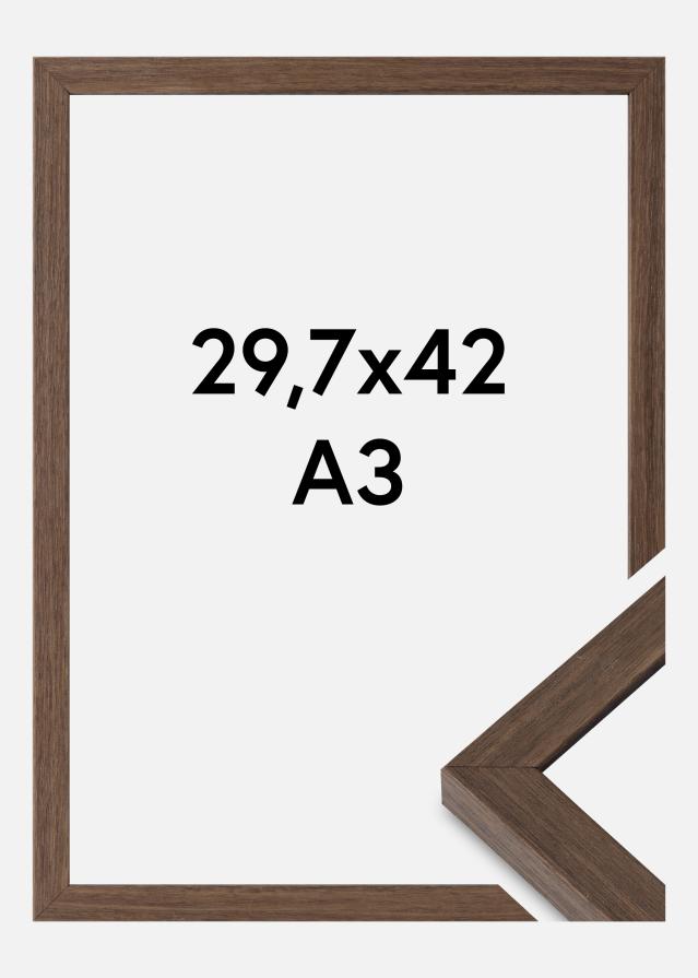 Cadre Hermes Verre acrylique Noyer 29,7x42 cm (A3)