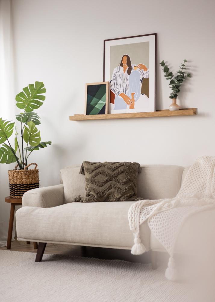 KAILA Étagère Murale Chêne 120 cm