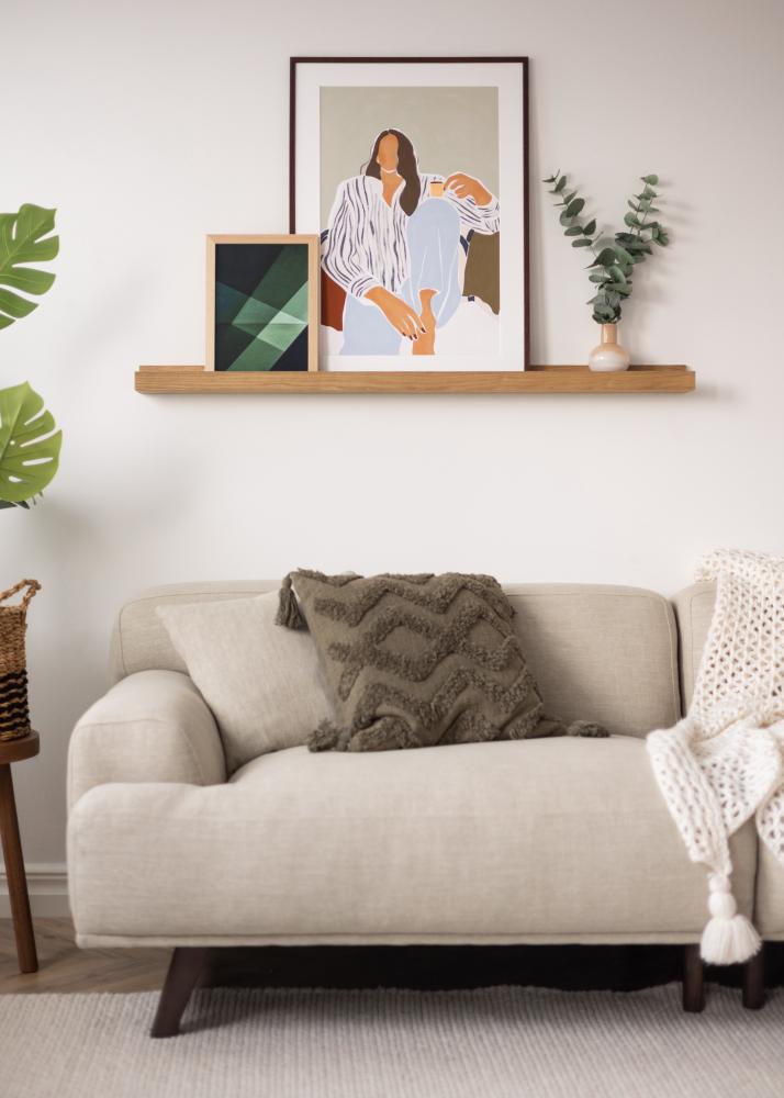 KAILA Étagère Murale Chêne 120 cm