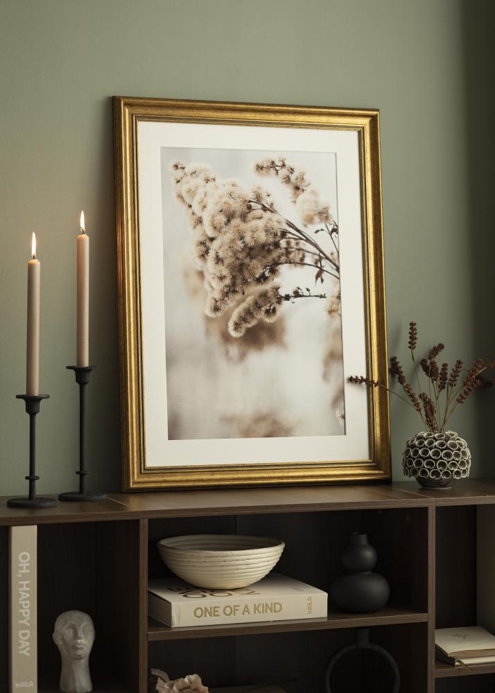 Cadre Rokoko Verre Acrylique Or 40x60 cm