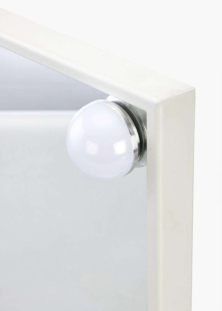 KAILA Miroir de maquillage VII Blanc - 30x36 cm