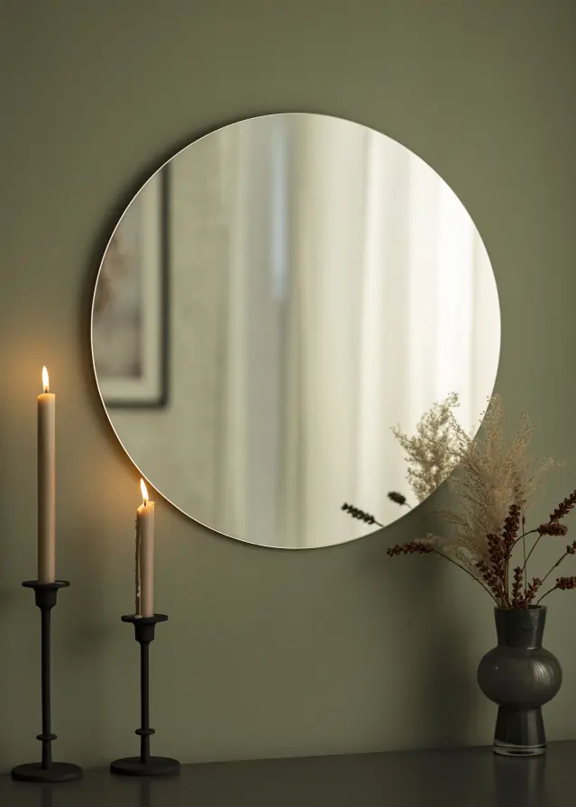 KAILA Miroir rond diamètre 60 cm