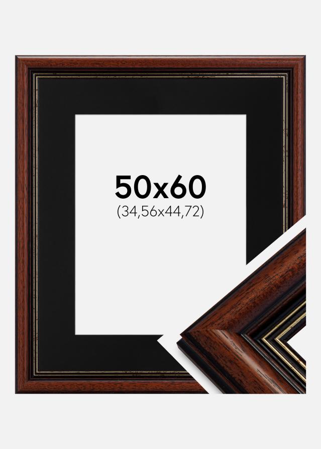 Cadre Old Retro 50x60 cm - Passe-partout Noir 14x18 pouces