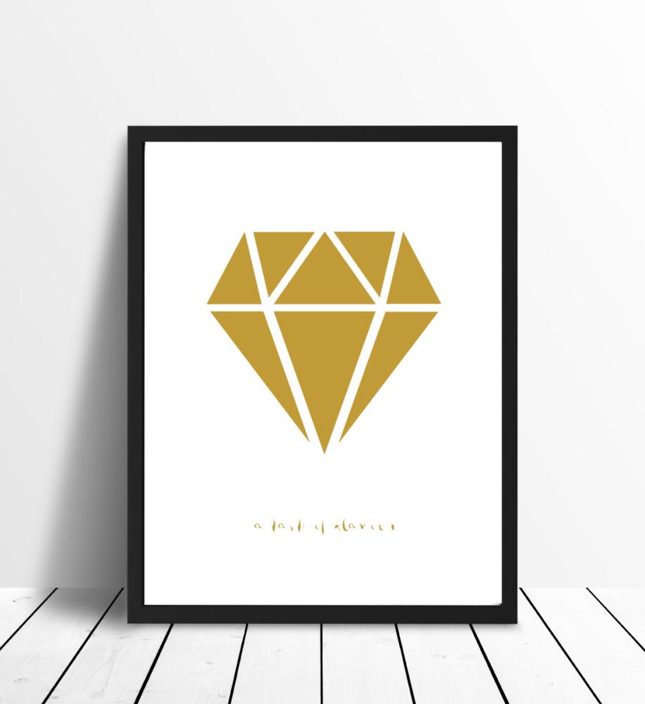 Diamant - Or Poster