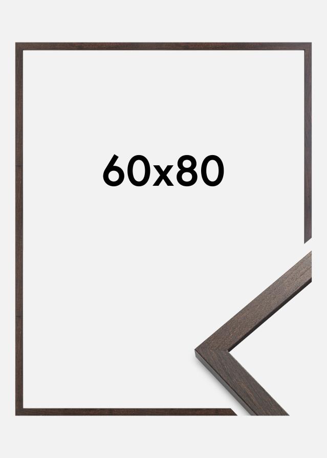 Cadre Trendy Verre Acrylique Noyer 60x80 cm