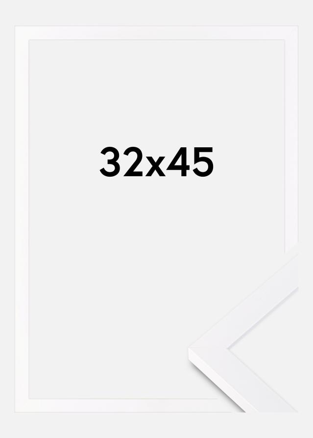 Cadre Sélection Verre Acrylique Blanc 32x45 cm