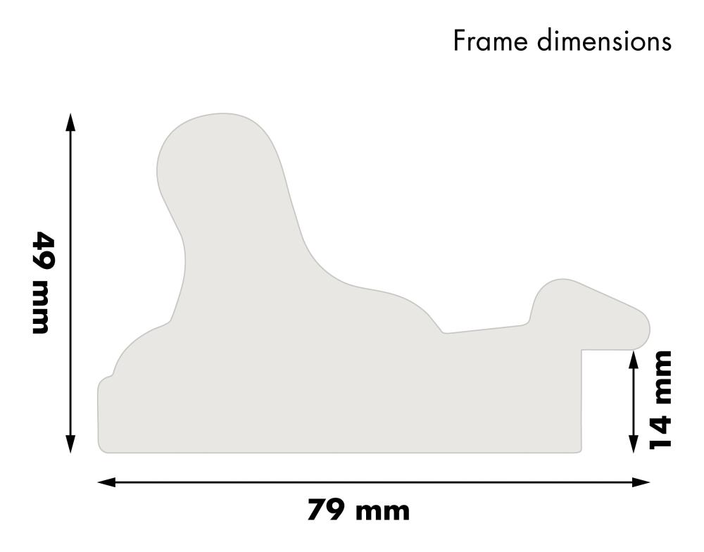 Miroir Gysinge Argent - Propres mesures