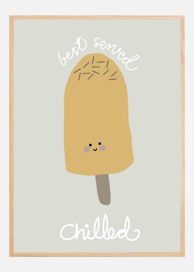 Chilled Ice Cream Poster