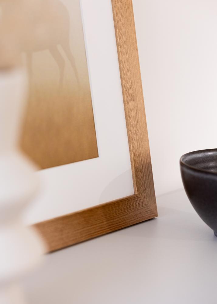 Cadre Sandra Verre Acrylique Chêne 50x70 cm