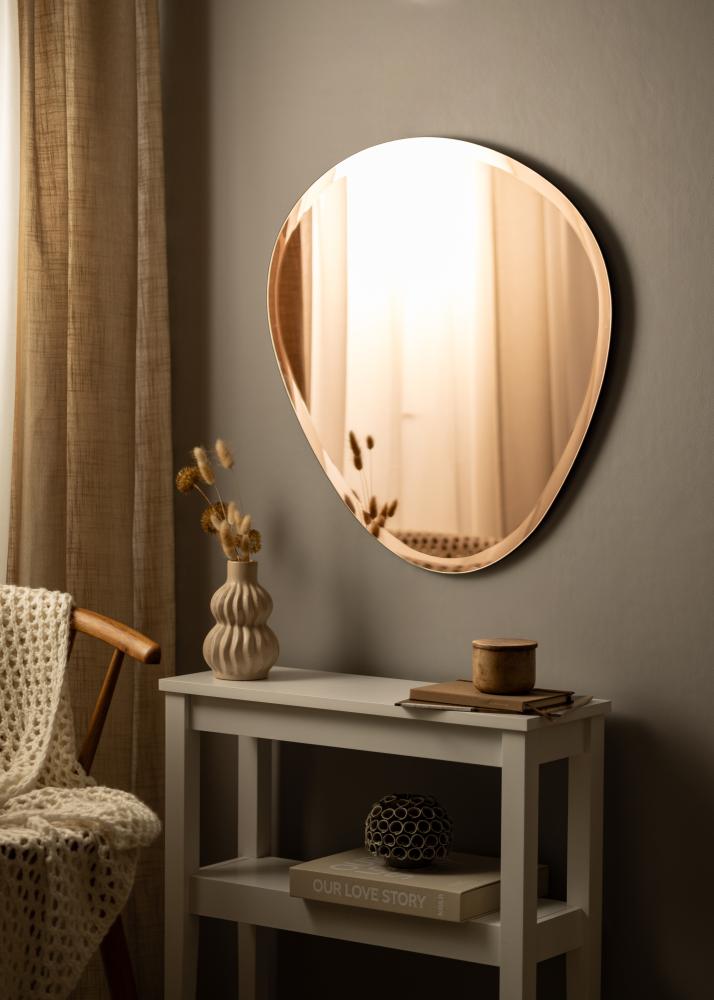 Miroir Shape Rose Gold 68x70 cm