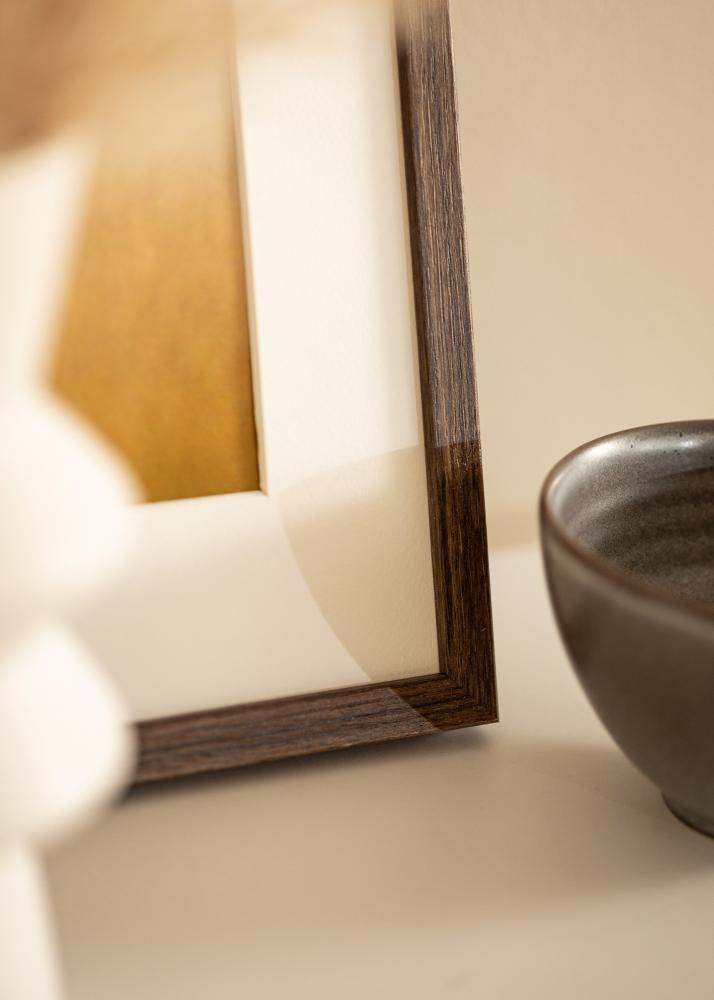 Cadre Ares Verre acrylique Noyer 21x29,7 cm (A4)