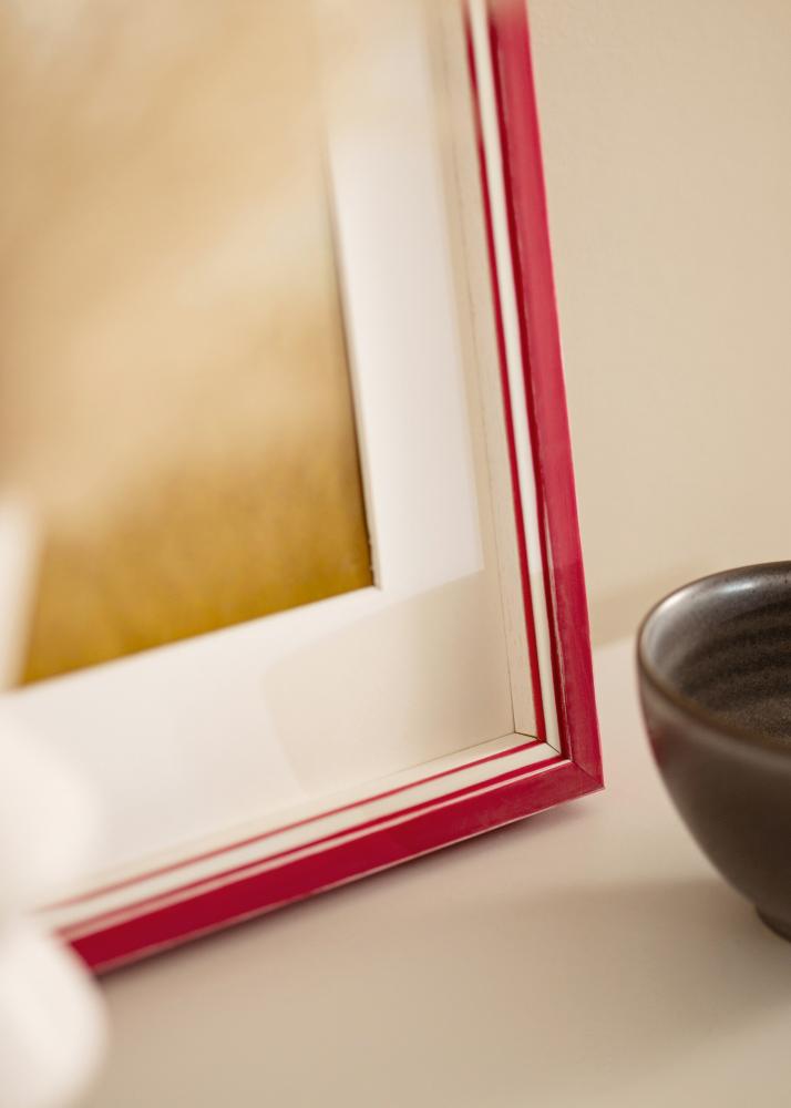 Cadre Diana Verre acrylique Rouge 45x60 cm