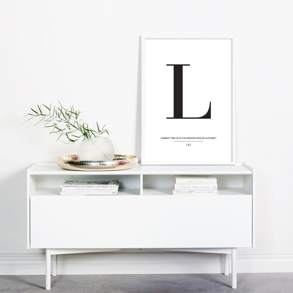 Letter L Poster