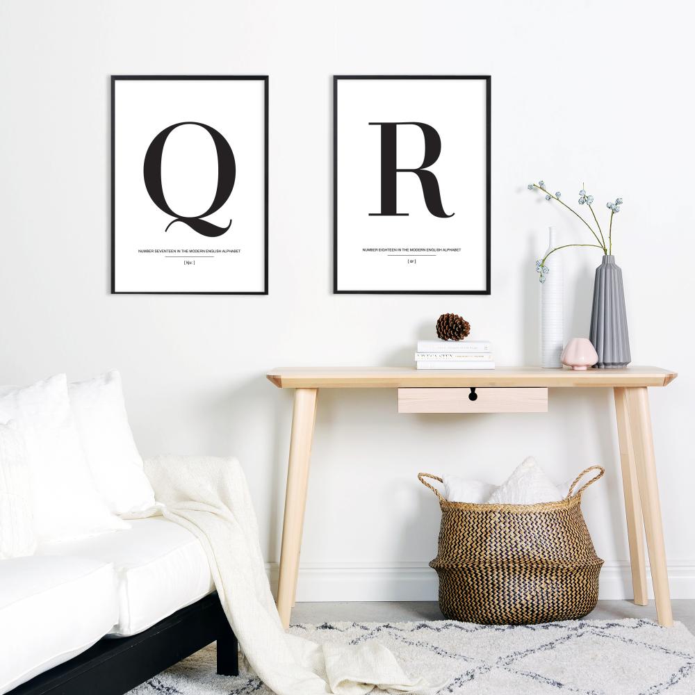 Letter R Poster