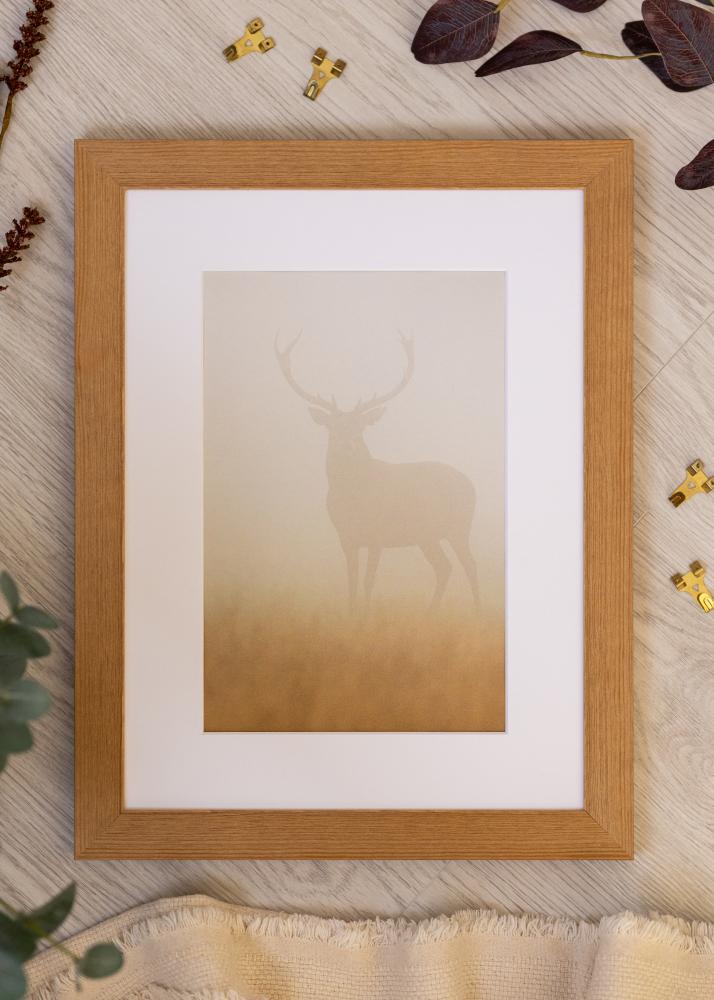 Cadre Sandra Verre Acrylique Chêne 50x70 cm