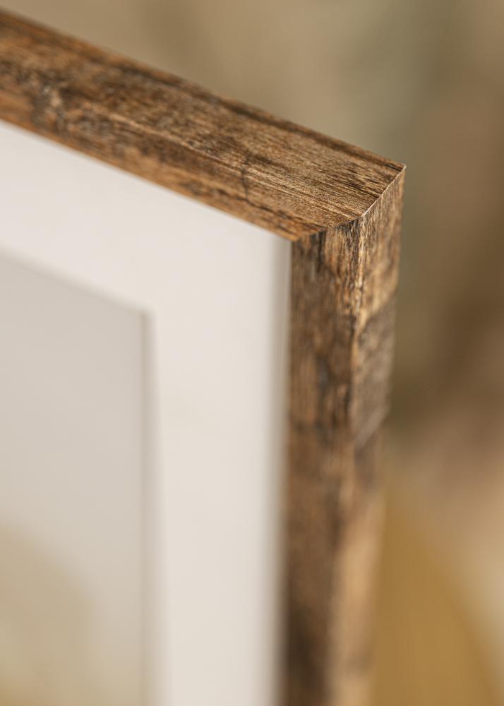 Cadre Fiorito Washed Oak 20x30 cm - Passe-partout Blanc 10x20 cm