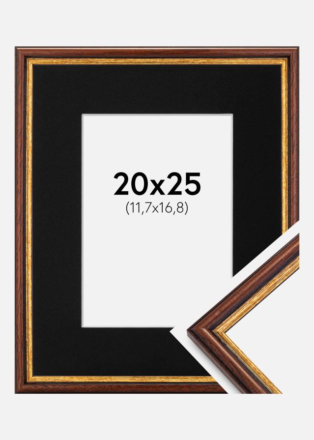 Cadre Horndal Marron 20x25 cm - Passe-partout Noir 5x7 pouces