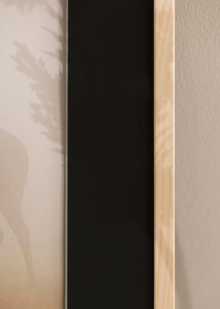 Cadre Galant Pin 30x30 cm - Passe-partout Noir 8x8 pouces