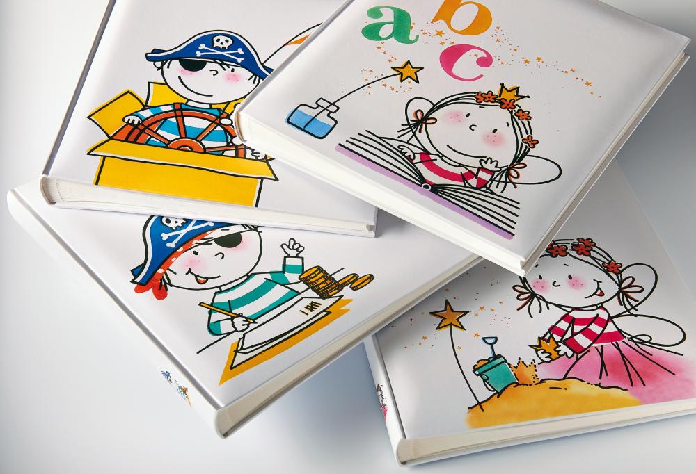 Album enfant Pirate Maternelle - 28x30,5 cm (50 pages blanches / 25 feuilles)