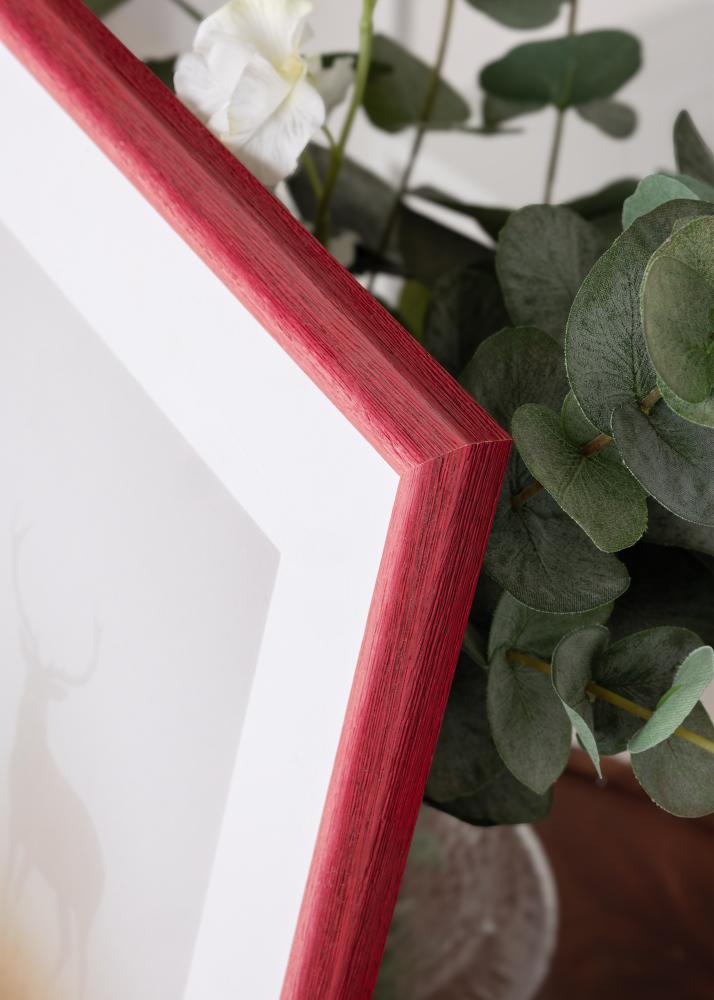 Cadre Cornwall Verre Acrylique Rouge Foncé 30x30 cm
