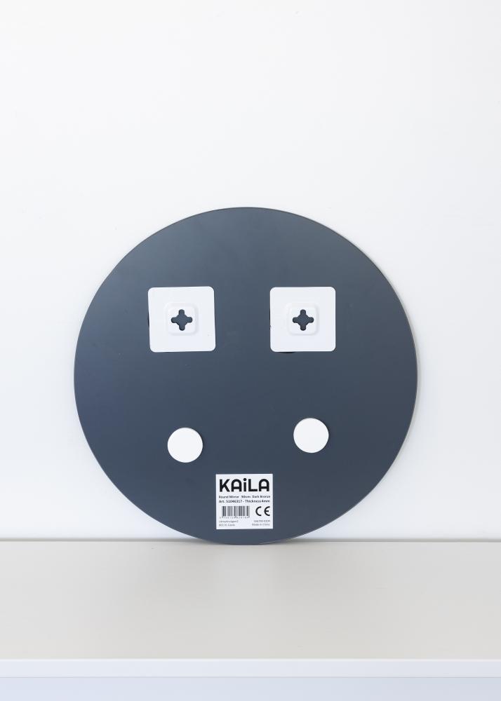 KAILA Miroir rond Dark Bronze 30 cm