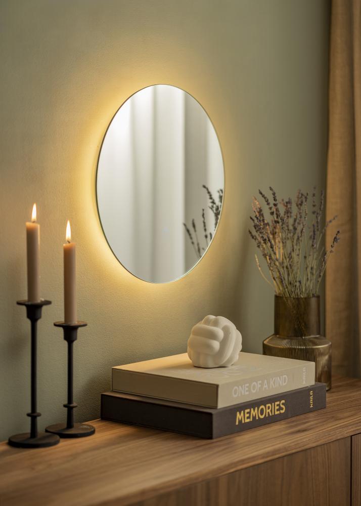 KAILA Miroir LED diamètre 40 cm