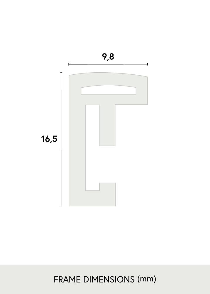 Cadre New Lifestyle Rose 50x70 cm - Passe-partout Blanc 16x24 pouces