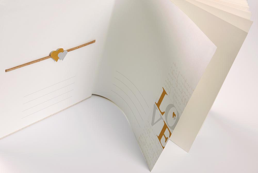 Comunità Album de mariage - 28x30,5 cm (50 pages blanches / 25 feuilles)