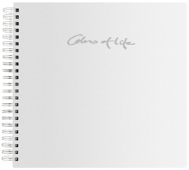 Colors of Life Blanc - 30x30 cm (48 pages blanches / 24 feuilles)