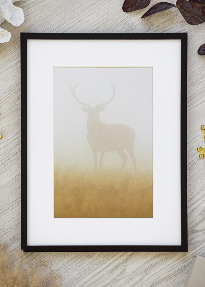 Cadre Photo Noir Fin 50 x 70 cm