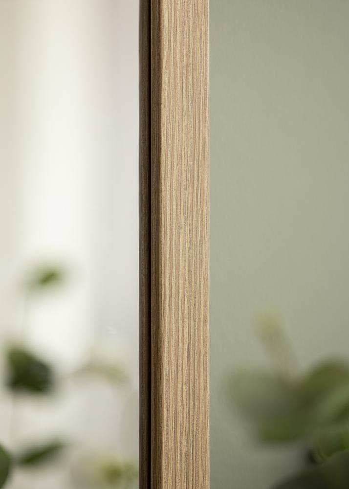 Miroir Overdoor en chêne massif 34x126 cm