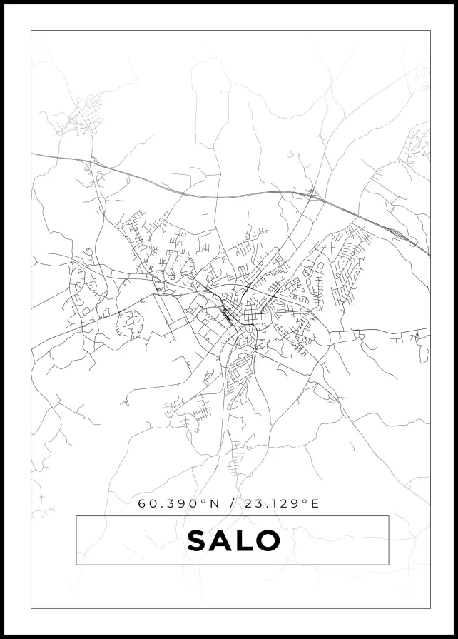 Map - Salo - White