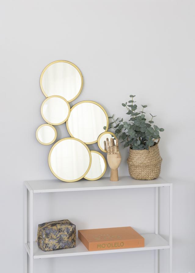 KAILA Miroir Bubbles - Or 72x43 cm