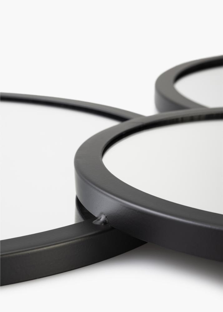 KAILA Miroir Bubbles - Noir 72x43 cm