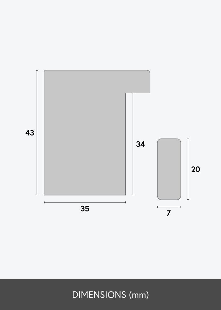 Miroir Boxholm Noir - Propres mesures