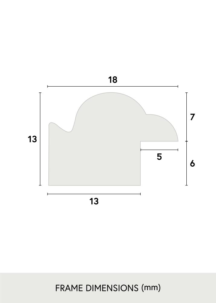 Cadre Line Blanc 7x9 cm